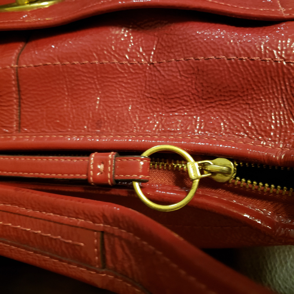 Coach Patent Leather Shoulder - Picture 4 of 10